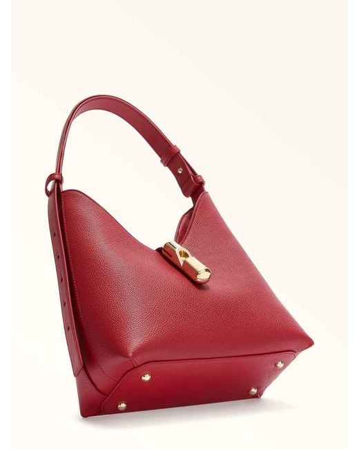 Furla Red Goccia S Hobo Bag