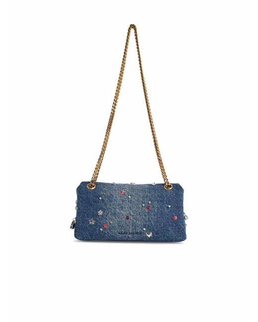 Marc Jacobs Blue Mini Double Chain Bag