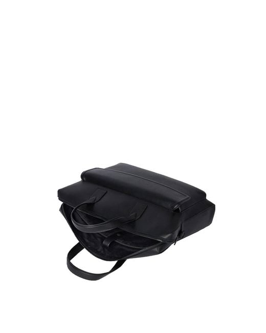 Paul Smith Black Business Folio Saffiano for men