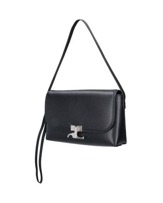 Courreges Black Icotype Shoulder Bag