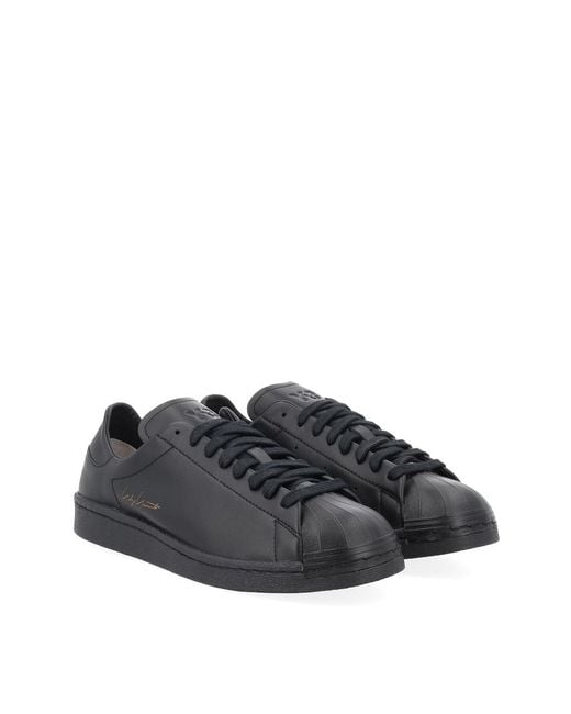 Y-3 Black Superstar Sneaker for men