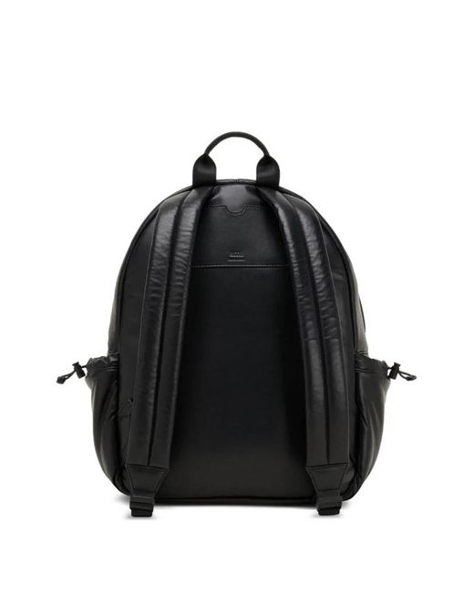 AMI Black Ami De Coeur Backpack for men