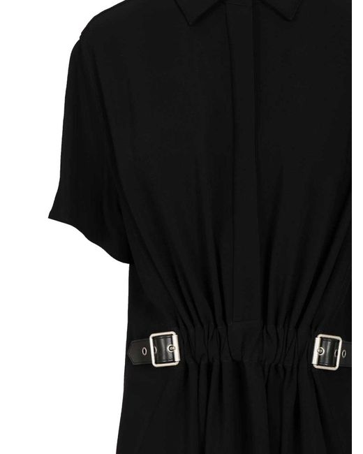 Loewe Black Stretch Viscose Dress