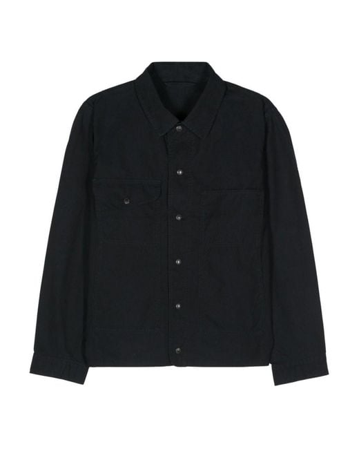 Filson Black Cotton Saharan Jacket for men