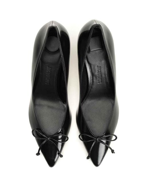 Jacquemus Black 'Les Escarpins Tourni' Pumps