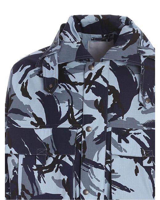 KENZO Blue Tropic Camo Jacket for men