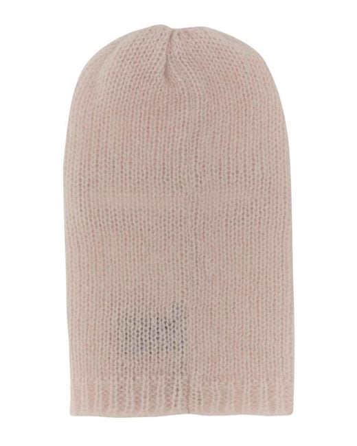 Raf Simons Natural Balaclava With Logo for men