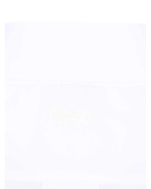 KENZO White Wild Tiger Shirt for men