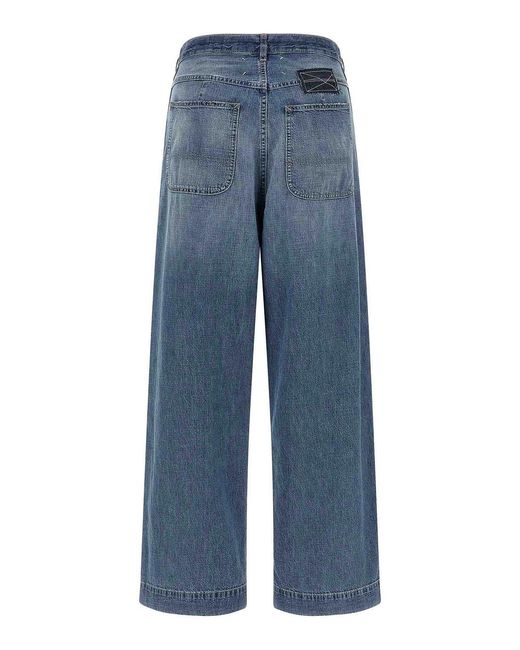 Maison Margiela Blue Four Stitches Jeans