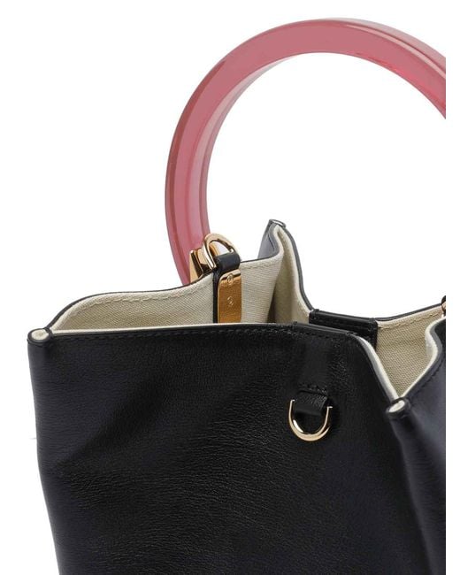 Marni Black Pannier Handbag