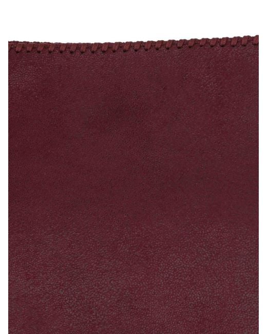 Stella McCartney Purple Large Burgundy Tote Bag