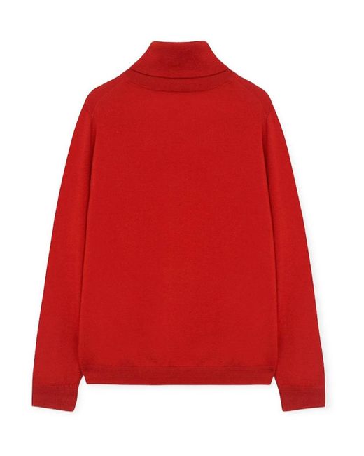 Paul Smith Red Pullover Roll Neck for men