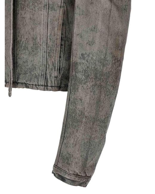 DIESEL Gray D-Vulmar-Fsi Jacket for men