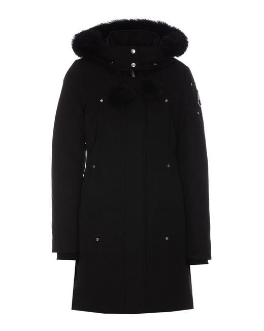 Moose Knuckles Black Stirling Parka