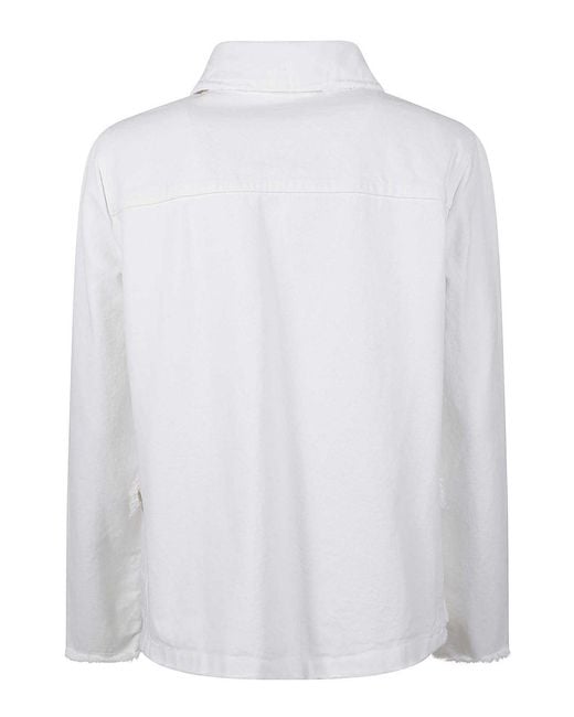 Fay White Denim Jacket