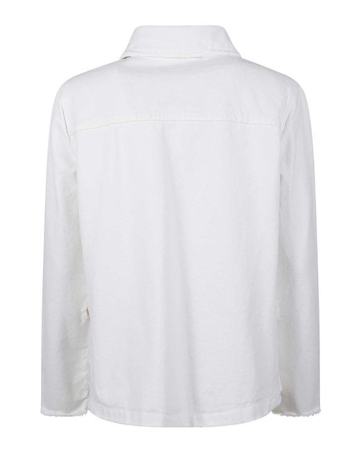 Fay White Denim Jacket