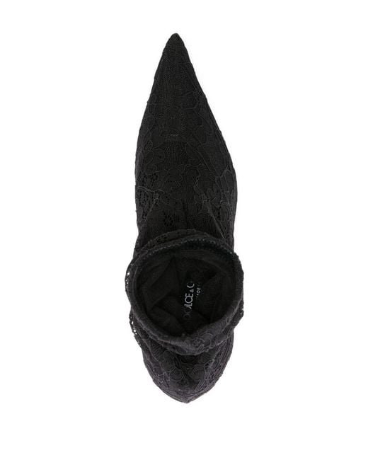 Dolce & Gabbana Black Heeled Boots