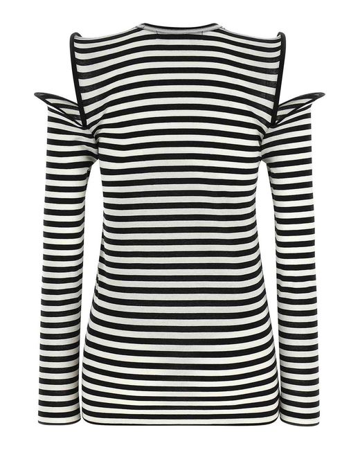 Junya Watanabe Black Cotton T-Shirt