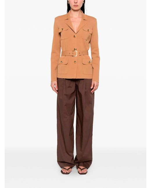 Elisabetta Franchi Orange Tricot Sweater