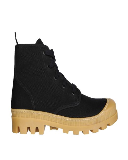 Gia Borghini Black Hiking Boot