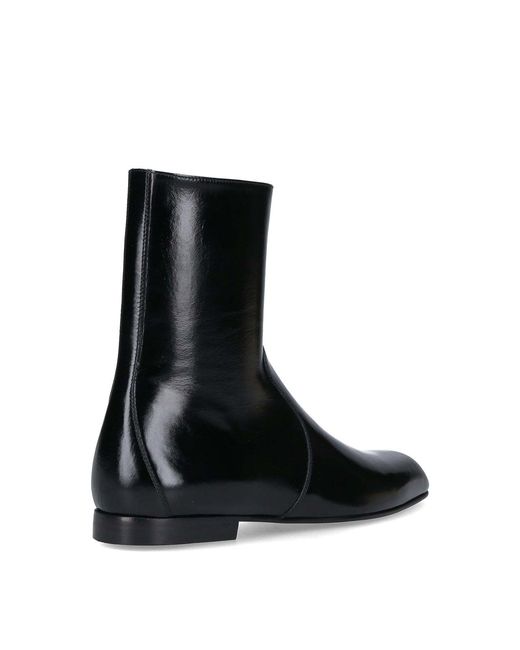Khaite Black Ankle Boot