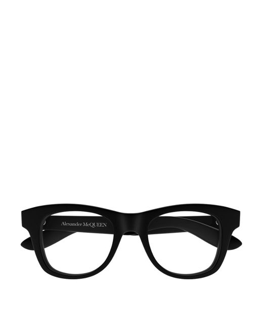 Alexander McQueen Black Glasses for men