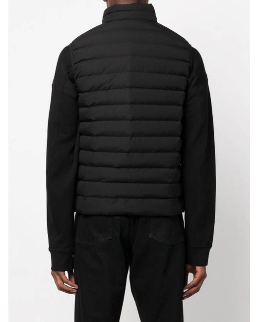 Emporio Armani Black Padded Waistcoat for men