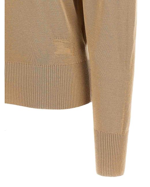 Burberry Natural Turtle-Neck Sweater