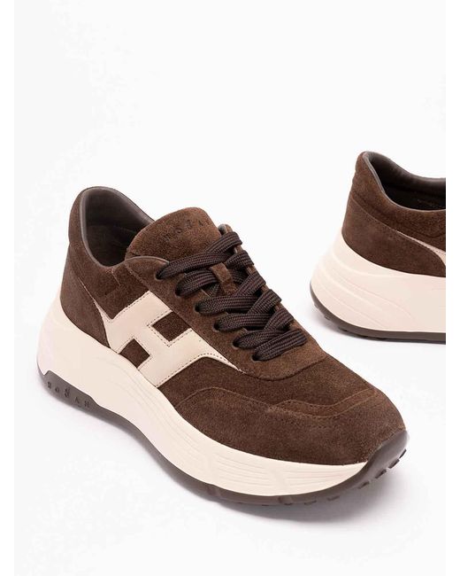 Hogan Brown H669 Sneakers