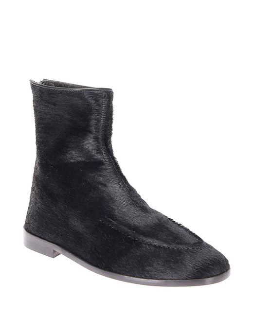 Hereu Blue Juliol Boot Calf Hair