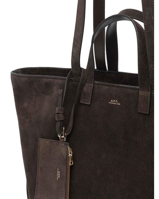 A.P.C. Black Le Drummer Shoulder Bag