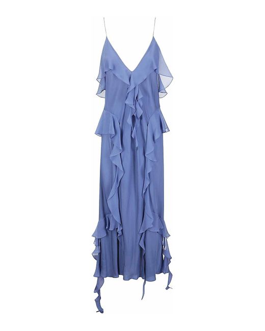 Khaite Blue Pim Dress