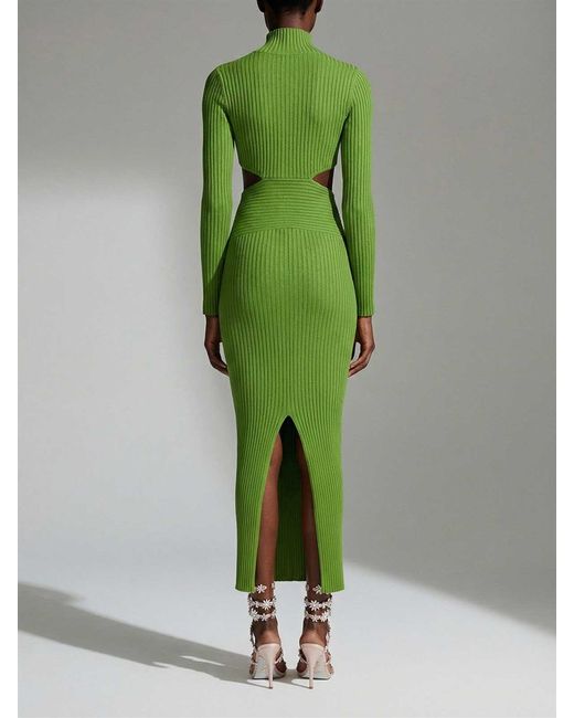 Elisabetta Franchi Green Knit Dress