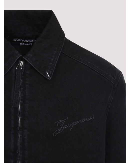 Jacquemus Black Jaquemus La Veste De-Nimes Canevas Jacket for men