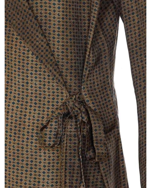 Uma Wang Brown Mustard And Khlo Jacket