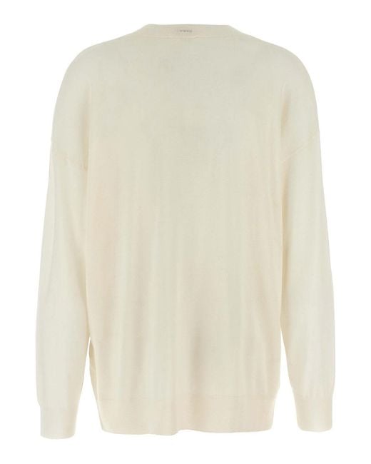 P.A.R.O.S.H. White Round Neck