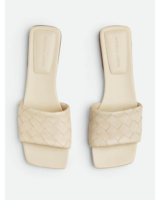 Bottega Veneta White 'Mules Parco'
