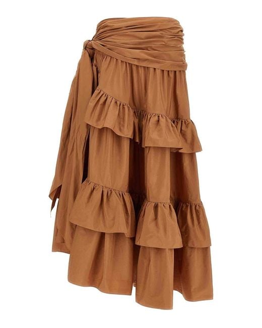 Chloé Brown Maxi Skirts