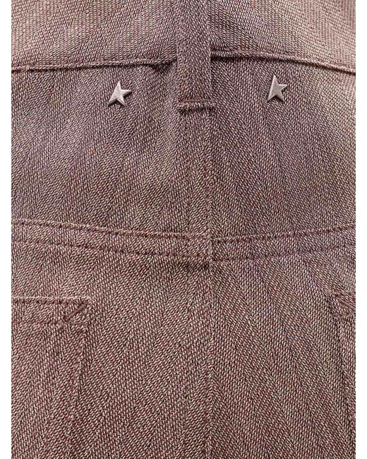 Golden Goose Deluxe Brand Brown Marley Trousers for men