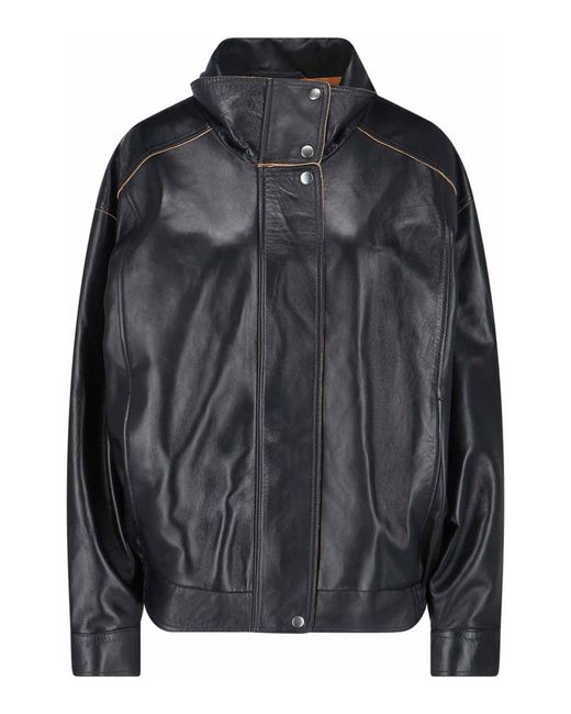 Calvin Klein Black Sheepskin Jacket
