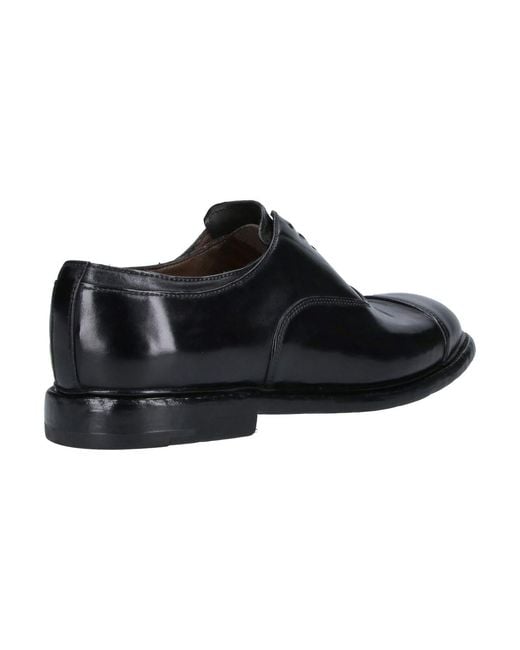 Premiata Black Abner Derby Shoes for men