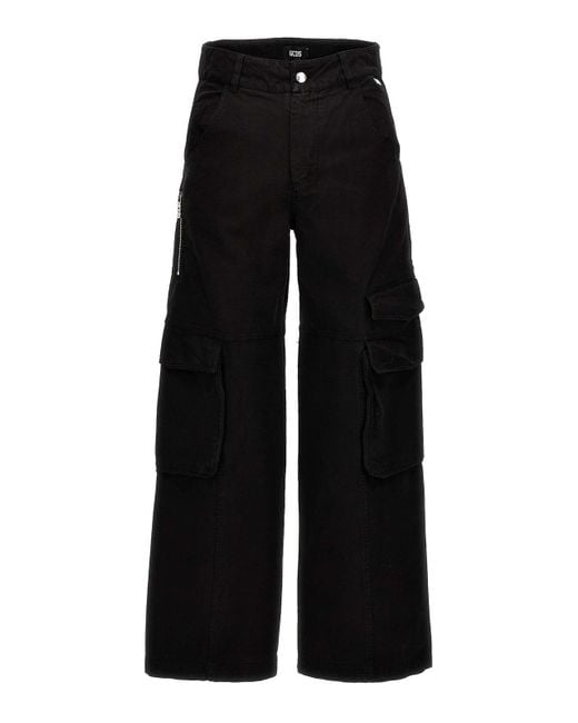 Gcds Black Ultracargo Jeans for men