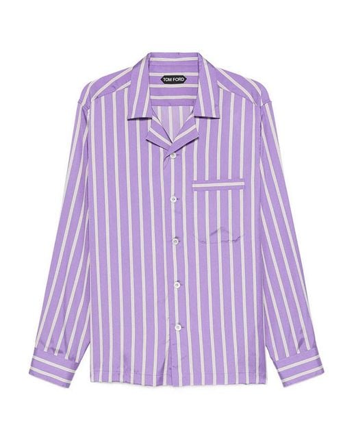 Tom Ford Purple Shirt for men