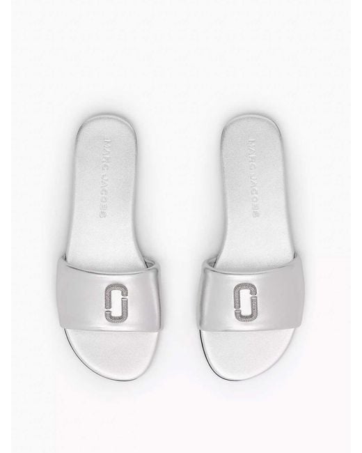 Marc Jacobs White Tha Snapshot Slide