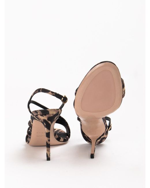 Le Silla Metallic Sandals