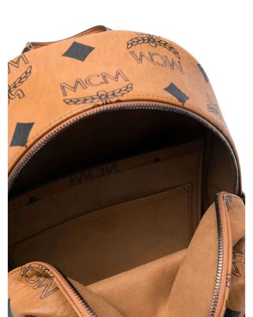 MCM Brown Stark Maxi Backpack for men