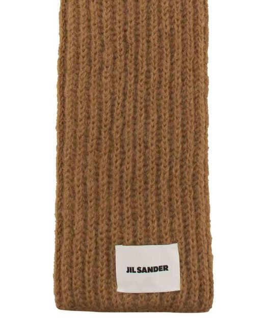 Jil Sander White Scarves for men