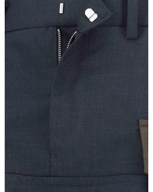 Sacai Blue Midi Skirt