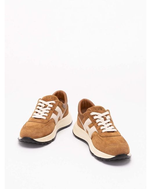 Hogan Brown Hyperlight Sneakers for men