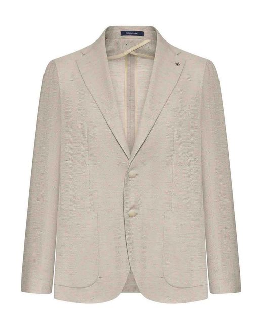 Tagliatore Natural Montecarlo Tailored Linen Jacket for men